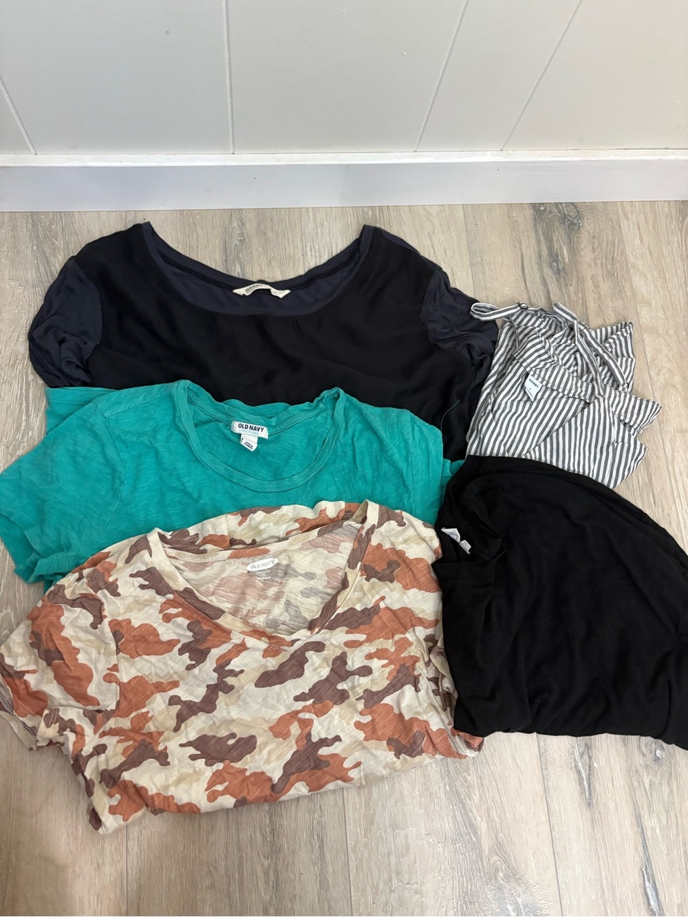 Old Navy and Gap Teal and Black Top bundle